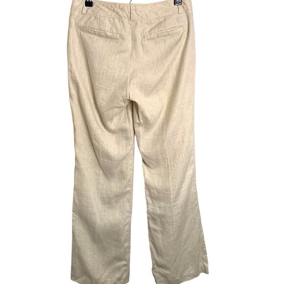 Banana Republic Pants Women's Size 2 Martin Linen Light Academia Preppy - Picture 2 of 5